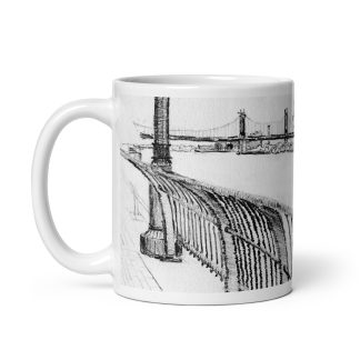 East River Queensboro Bridge mug
